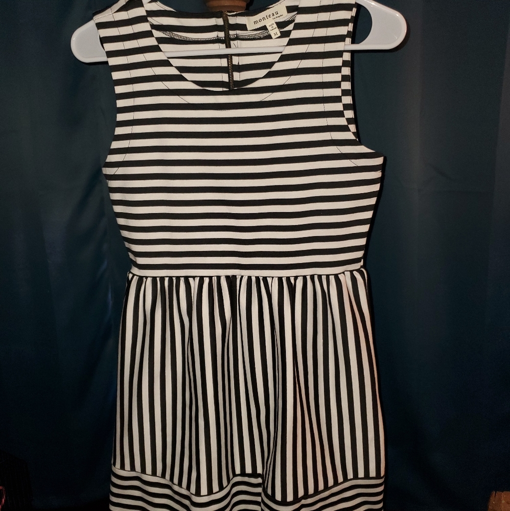 Cute Striped Mini Dress